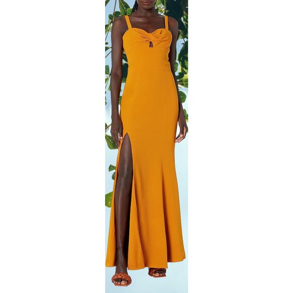 NWT - Dress the Population Brooke Sleeveless Cut-Out Long Gown Size: S - Picture 1 of 2